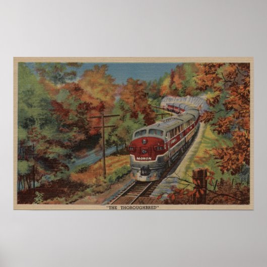 Train-The Thoroughbred, Monon Poster (Voorkant)