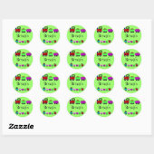 Train thema stickers gepersonaliseerd (Vel)