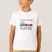 Train thematisch t-shirt (Voorkant)
