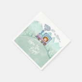 Train Theme Verjaardagsfeest Servet (Hoek)