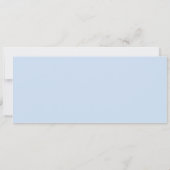 Train Ticket Invite - Blauw Kaart (Achterkant)