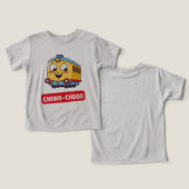 Train Toddler T-shirt (Ontwerp Voorkant & Achterkant)