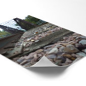 Train Track Low Angle View Poster (Hoek)