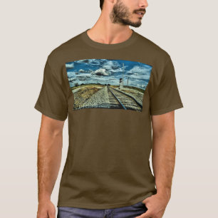 Train Tracks under an Amazing Sky T-shirt