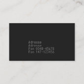 train tracks visitekaartje (Achterkant)