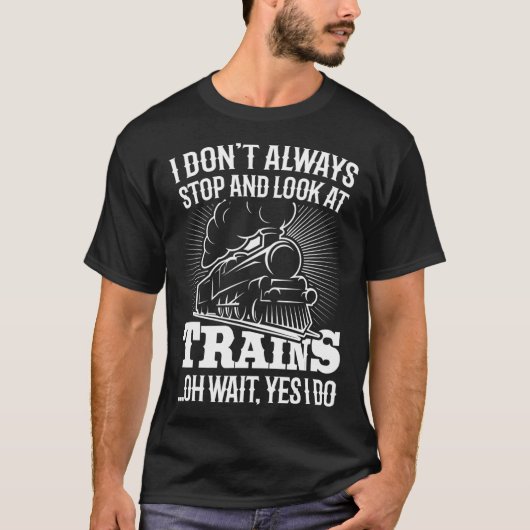 Train Train Train Train  Train Funny Train T-shirt (Voorkant)