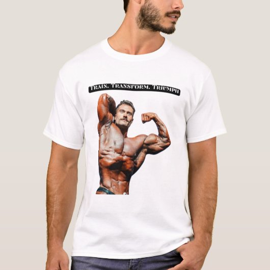 Train. Transform. Triumph T-shirt (Voorkant)