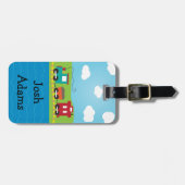 Train Trip Bag Label Bagagelabel (Voorkant horizontaal)