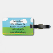 Train Trip Bag Label Bagagelabel (Achterkant horizontaal)