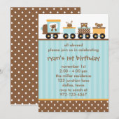 Train-uitvindingen bij dieren kaart (Voorkant / Achterkant)