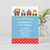 Train-uitvindingen bij dieren kaart (Staand voorkant)