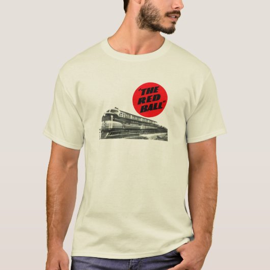 Train van de Roodbal T-shirt (Voorkant)