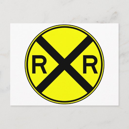 Train van het treinverkeer briefkaart (Voorkant)