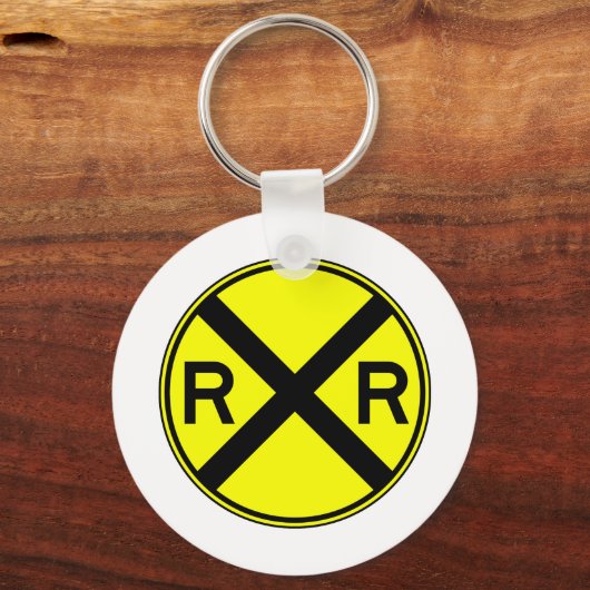 Train van het treinverkeer sleutelhanger (Voorkant)