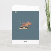 Train verjaardagskaart voor het kind - pas het aan kaart (Achterkant)