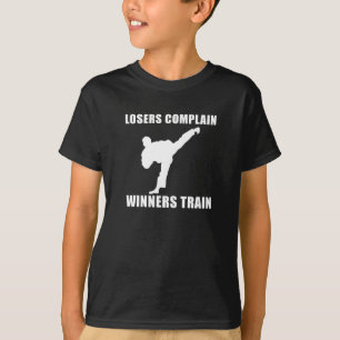 Train voor krijgswinnaars t-shirt