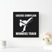 Train voor krijgswinnaars vierkante klok (Huis)