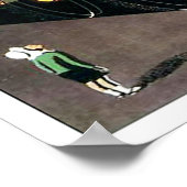 Train voor vliegend schotel - middelgroot Poster (Hoek)