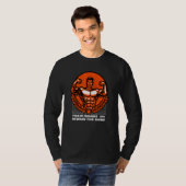 Train Waanzinnig Of Blijf Dezelfde Grappige Workou T-shirt (Voorkant volledig)