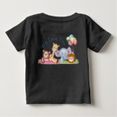 Train waterverf schattig (Achterkant)