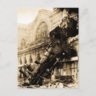 Train Wreck te Montparnasse, 22 oktober 1895 Briefkaart
