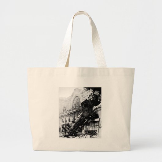 Train Wreck te Montparnasse, 22 oktober 1895 Grote Tote Bag (Voorkant)