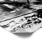 Train Wreck te Montparnasse, 22 oktober 1895 Poster (Hoek)