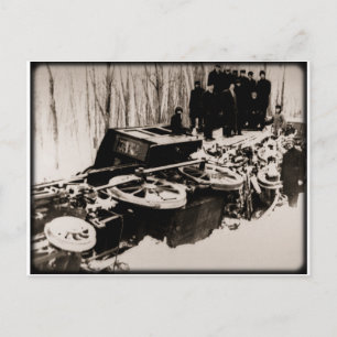 Train Wreck van Harbor Beach Michigan Briefkaart