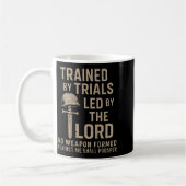 Trained By Trials Led By The Lord (on Back)  Koffiemok (Links)