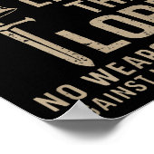 Trained By Trials Led By The Lord (on Back) Poster (Hoek)