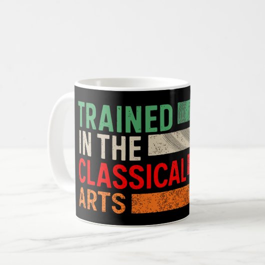 Trained in the Classical Arts Manual Transmission Koffiemok (Voorkant links)