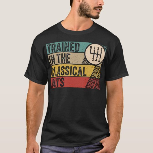 Trained In The Classical Arts Speed Manual T-shirt (Voorkant)