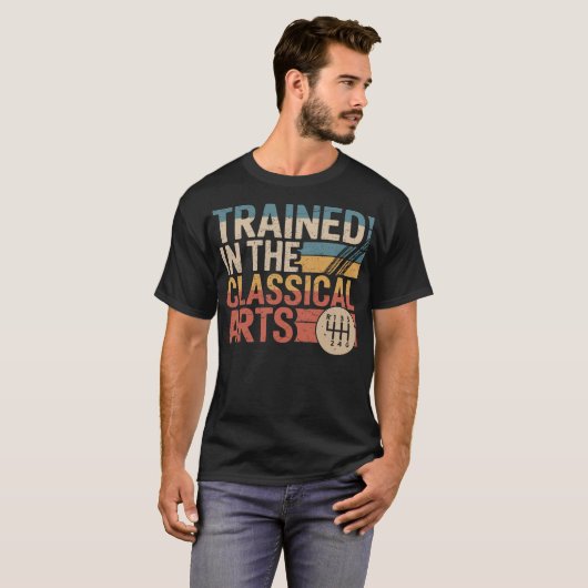 Trained In The Classical Arts Speed Manual T-shirt (Voorkant volledig)