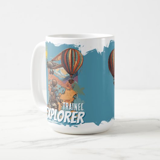 Trainee Explorer Avontuur Meisje Koffiemok (Voorkant links)