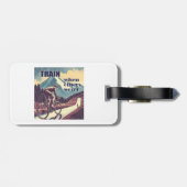 Trainen als anderen dat niet doen Fietsen Bagagelabel (Achterkant horizontaal)