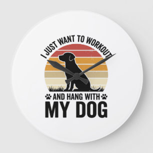 Trainen en rondhangen met mijn hond Vintage honden Grote Klok