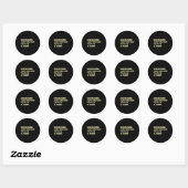 Trainen Net Genoeg Om Te Neuken & Grappig Te V Ronde Sticker (Vel)