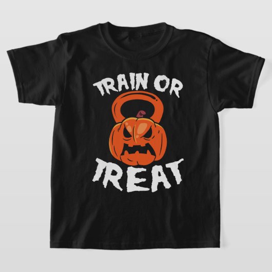 Trainen of behandelen Halloween Kettlebell Workout T-shirt (Laagn)