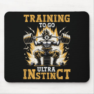 Trainen om te gaan Ultra Instinct Gym Gewichtheffe Muismat