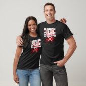 Trainen voor de Zombie Apocalyps grappige Zombie H T-shirt (Unisex)