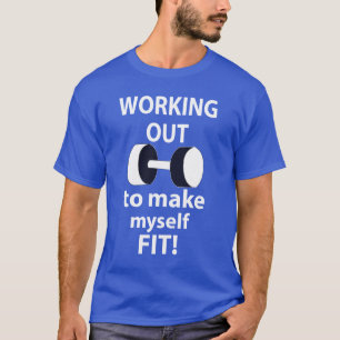 Trainen Workout Gewichten Trainen T-shirt