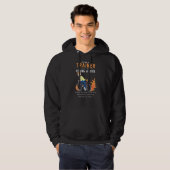 Trainer als Riding Bike Cyclist Funny Hoodie (Voorkant volledig)