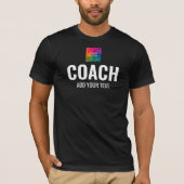 Trainer Coach Mannen Bella+Canvas Korte hoes T-shirt (Voorkant)