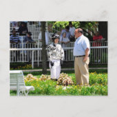 Trainer Gary Sciacca en Taylor Rice Briefkaart (Voorkant)