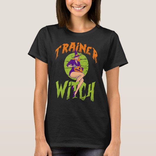 Trainer Heks Trainer Halloween T-shirt (Voorkant)