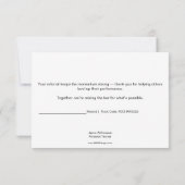 Trainer Kettlebell Landscape 3.5x5 Inch Thank You Notitiekaartje (Achterkant)