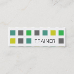 TRAINER (mod.vierkanten) Mini Visitekaartje