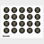 Trainer Probeert Grappige Kikker Gym Meme Te Doden Ronde Sticker (Vel)