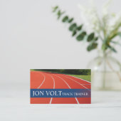 Trainer Runner Athletics Race Visitekaartje (Staand voorkant)