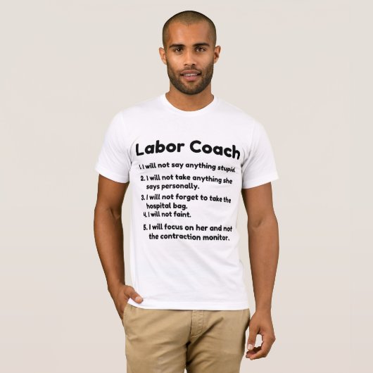 trainer t-shirt (Voorkant volledig)